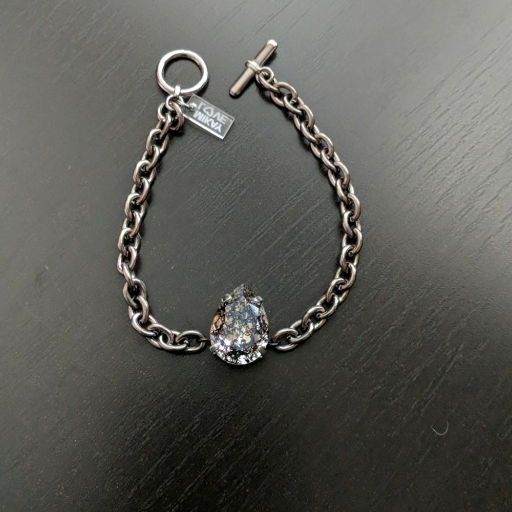 MikayLove Gunmetal Crystal